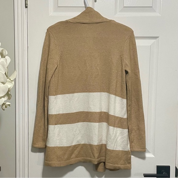 Loft Colorblock Shawl Collar Cardigan with Front Pockets Size XS - Picture 6 of 8